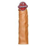 Pleasure Extender 5 cm dolgulu premium melez silikon penis kılıfı.