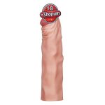 Pleasure Extender 5 cm dolgulu premium ten rengi silikon penis kılıfı.