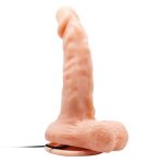 17 cm Belden Bağlamalı Gerçekçi Titreşimli Dildo Vibratör Penis