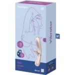 Satisfyer Hot Lover USB şarjlı telefondan kumandalı ısıtmalı klitoris uyarıcılı teknolojik vibratör.