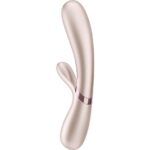 Satisfyer Hot Lover USB şarjlı telefondan kumandalı ısıtmalı klitoris uyarıcılı teknolojik vibratör.