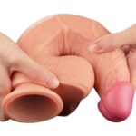 Yeni Nesil Çift Katmanlı 25 cm Realistik Dildo Penis