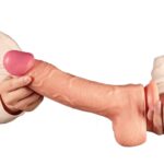 Yeni Nesil Çift Katmanlı 25 cm Realistik Dildo Penis