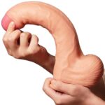 Yeni Nesil Çift Katmanlı 28 cm Realistik Dildo Penis