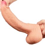 Yeni Nesil Çift Katmanlı 28 cm Realistik Dildo Penis