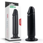 22,5 Cm Siyah Yumuşak Kalın Anal Dildo