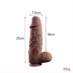 25 cm Gerçekçi Uzun & Kalın Dildo Penis