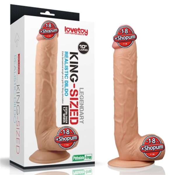 27,5 cm Gerçekçi Dev Dildo Penis - King Sized