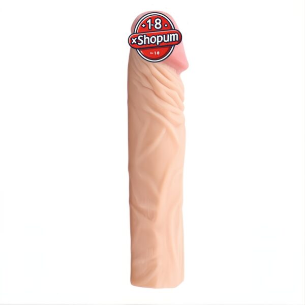 3,5 cm dolgulu realistik penis kılıfı