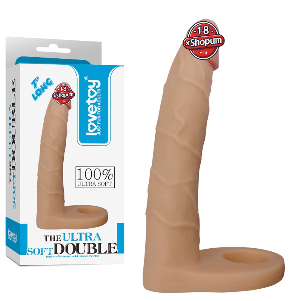 Soft Double Anal Dildo Penis 17 cm