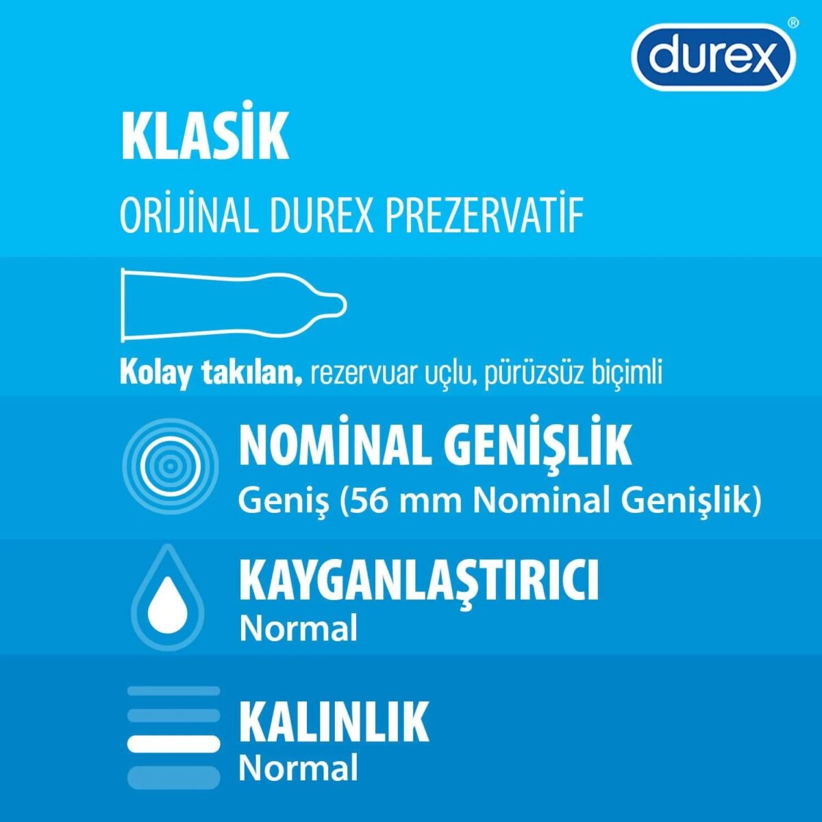 Durex Chill 30'lu karma prezervatif.