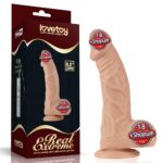 22 cm Realistik Vantuzlu Anal Vajinal Dildo Penis