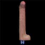 26.5 cm USB Şarjlı Gerçekçi 10 Titreşim Modlu Sessiz Dildo