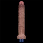 26.5 cm USB Şarjlı Gerçekçi 10 Titreşim Modlu Sessiz Dildo