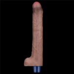 26.5 cm USB Şarjlı Gerçekçi 10 Titreşim Modlu Sessiz Dildo